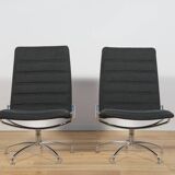 Mid Century SAS Copenhagen Airport Lounge Chairs by Jens Ammunsen for Fritz