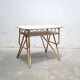Bureau vintage en rotin