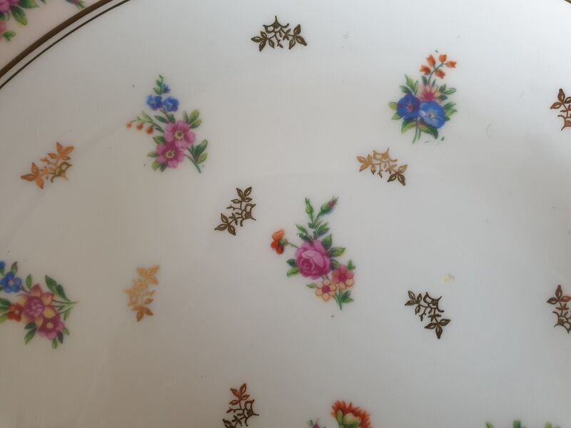 Raynaud et Cie Important hollow dish Limoges porcelain