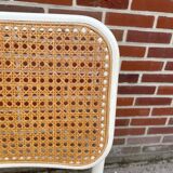 Set of 4 Cesca b32 model chairs in white