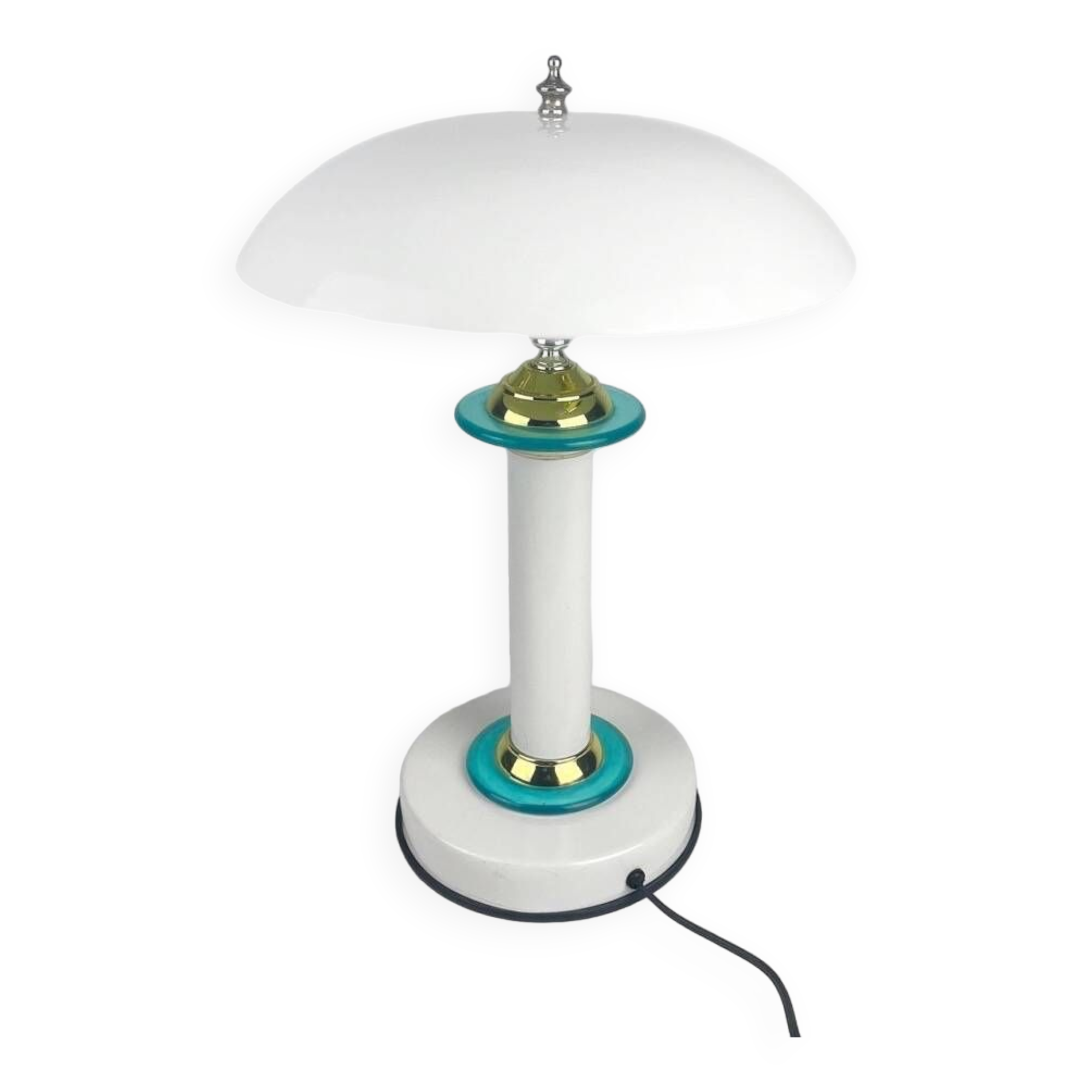 Lampe champignon blanche Cima 9105 années 80/90