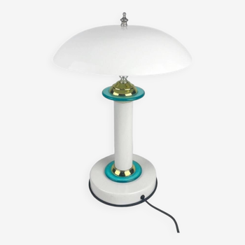 Lampe champignon blanche Cima 9105 années 80/90