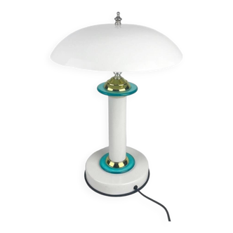 Lampe champignon blanche Cima 9105 années 80/90