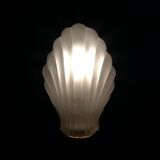 Glass shell sconce