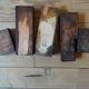 3 wooden printing letters