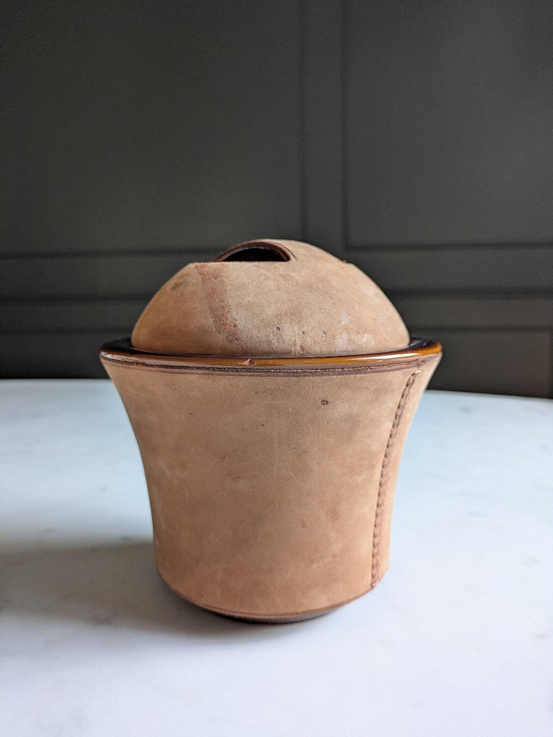 Vintage Longchamp tobacco pot