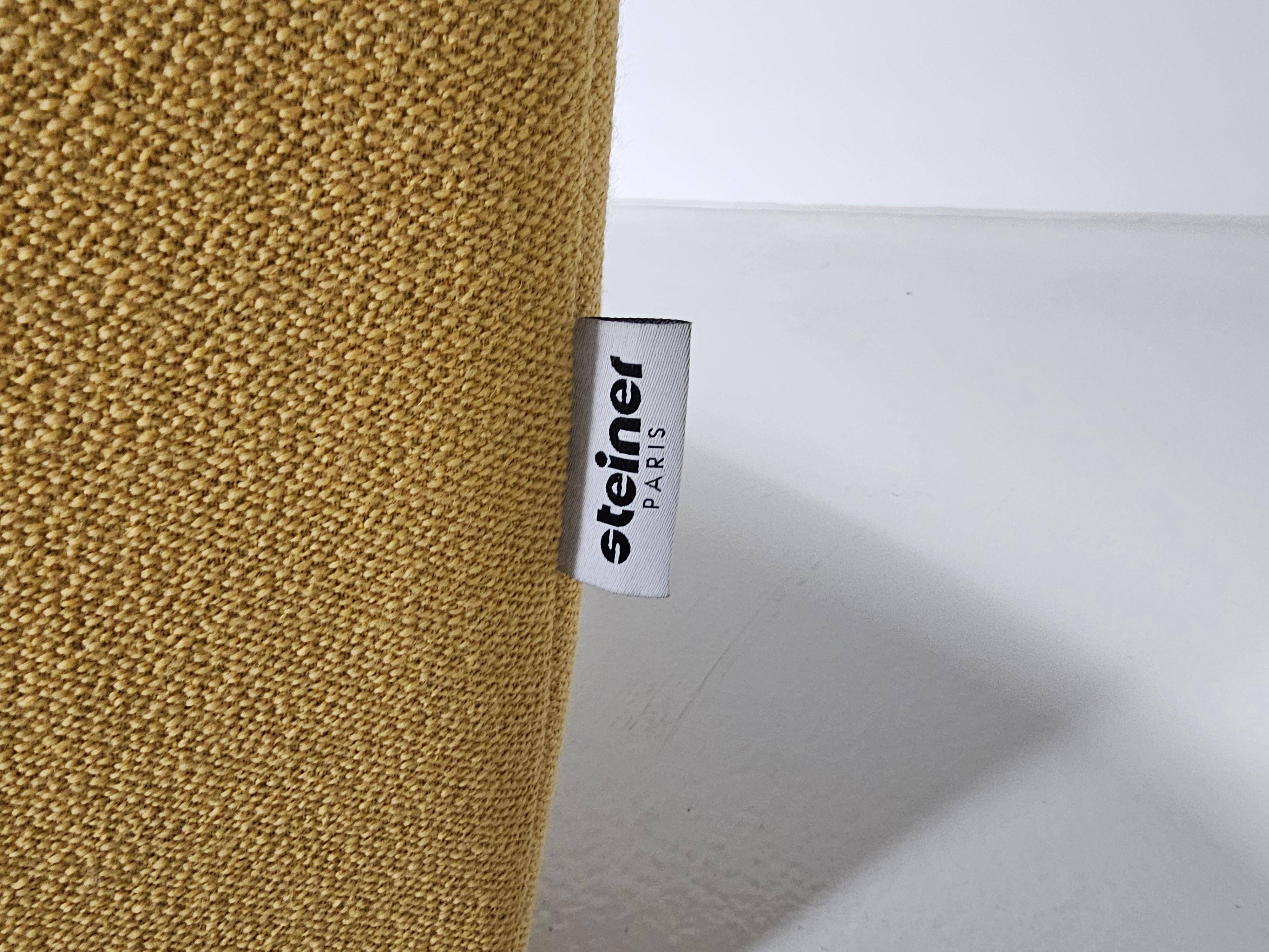 Kwok Hoi Chan "Chromatic" modular sofa in orange, yellow and cream.