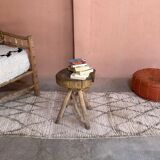 Tapis Berbère beige  Azilal - 216 x 84 cm