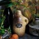 Single-flower vase, ceramic bottle by Max Idlas