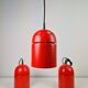 Vintage Uni Pendant Lamps by Vagn Dyring for Nordisk Solar, 1970s, Set of 3