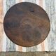 Tabouret tripode pied bobine terracotta