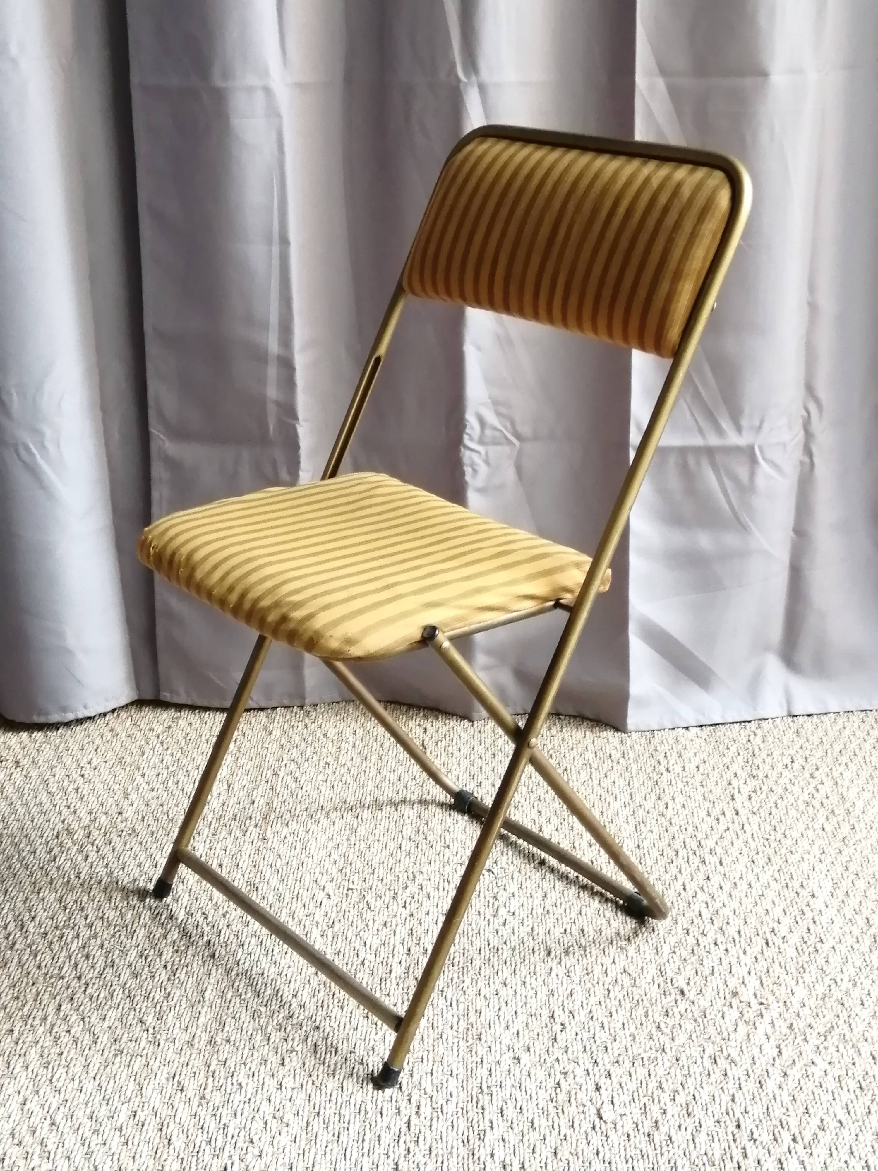 Chaise vintage "style lafuma"