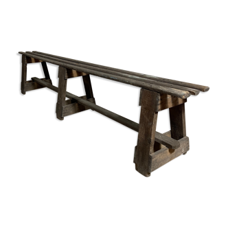 Old wooden bench