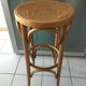 Lot de 2 tabourets bistrot cannés
