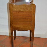 Blond mahogany bedside table