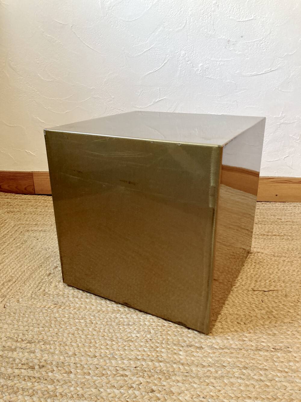 Electro-galvanised metal seat. Pharrell Williams/Vuitton parade, 2024.