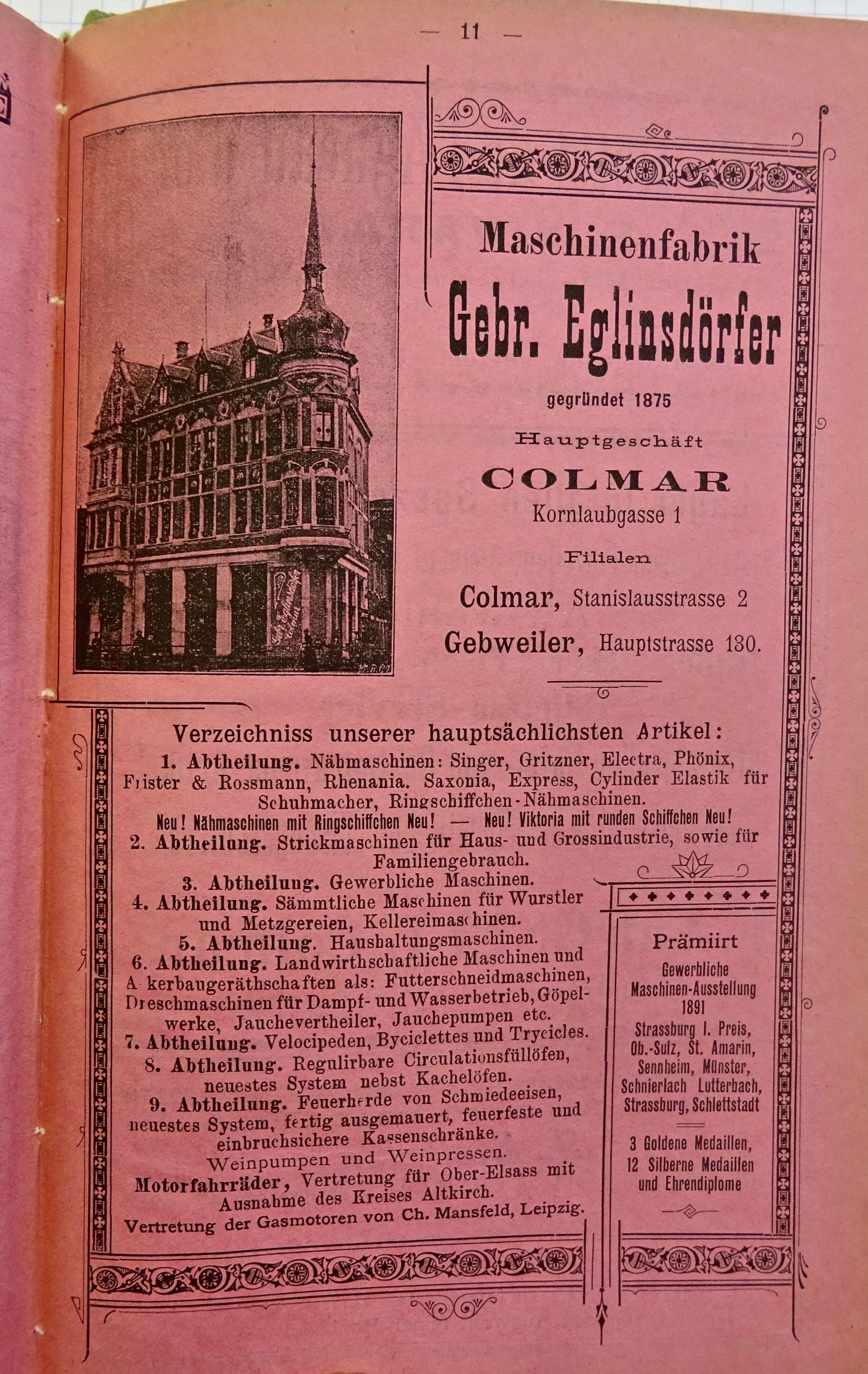 Machine sewing manual and Original portable, Victoria from 1894