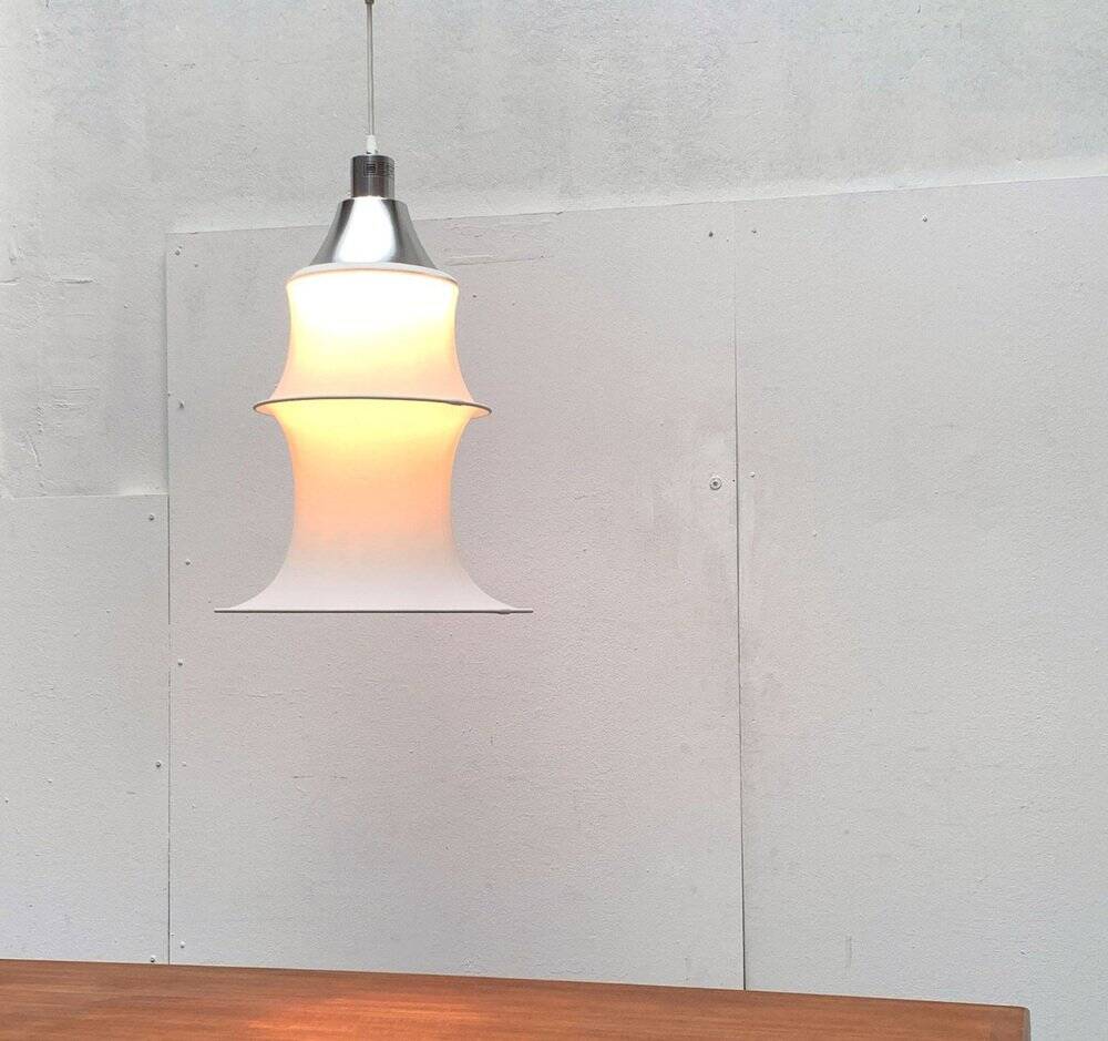 Falkland suspension lamp model by Bruno Munari for Danese Milano.
