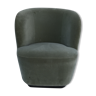 Fauteuil velours pivotant