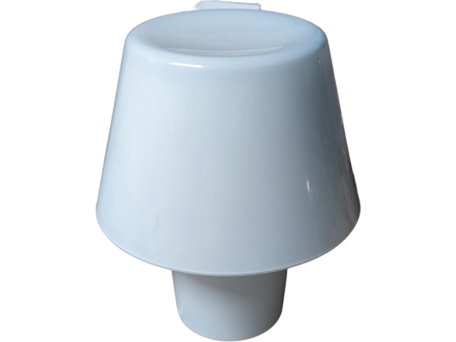 Vintage glass lamp model Gavik (white)