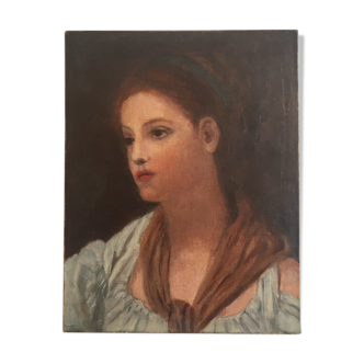 Portrait oil on canvas