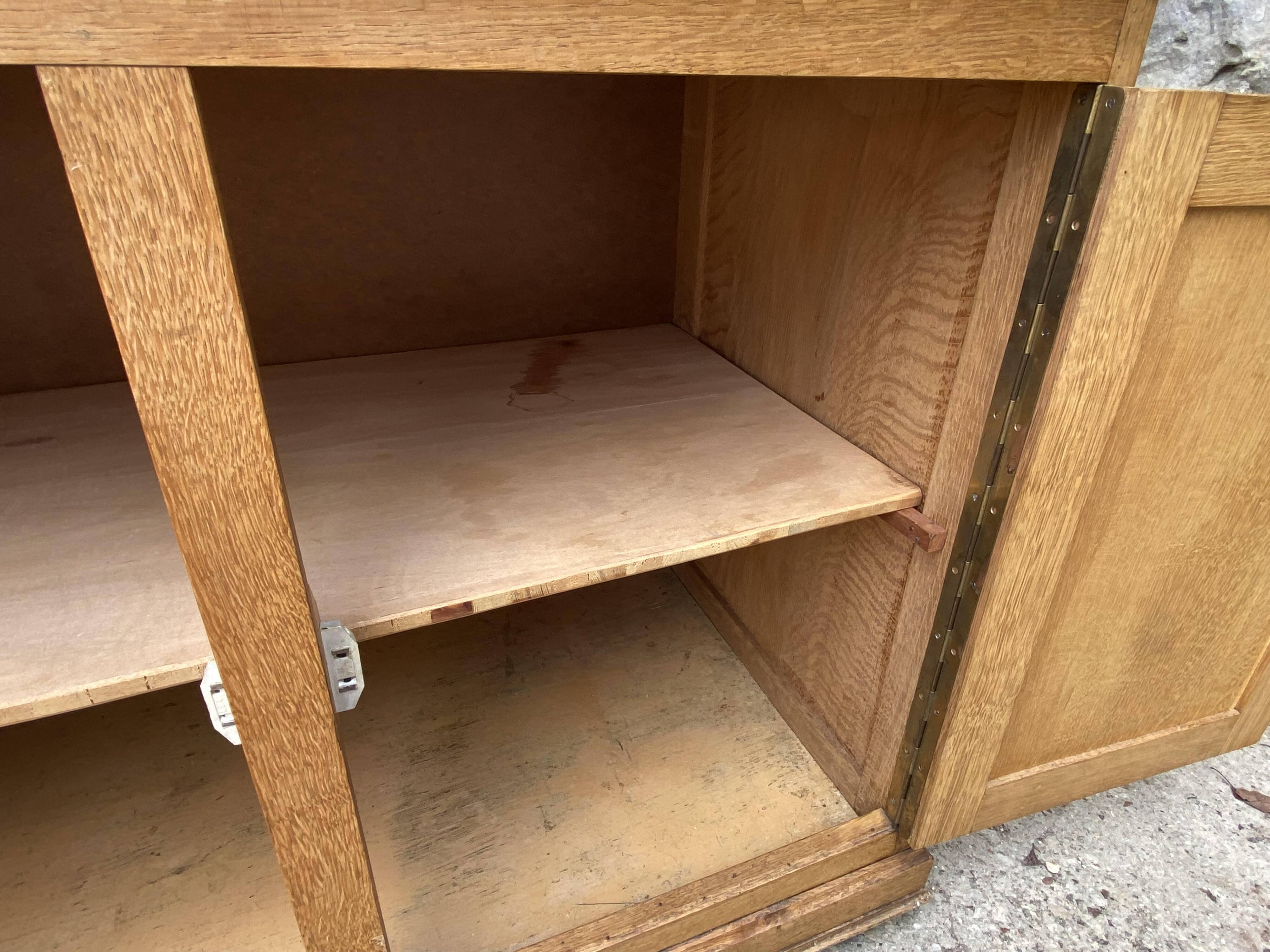 2-door storage unit in oak and oak veneer 50