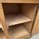 2-door storage unit in oak and oak veneer 50