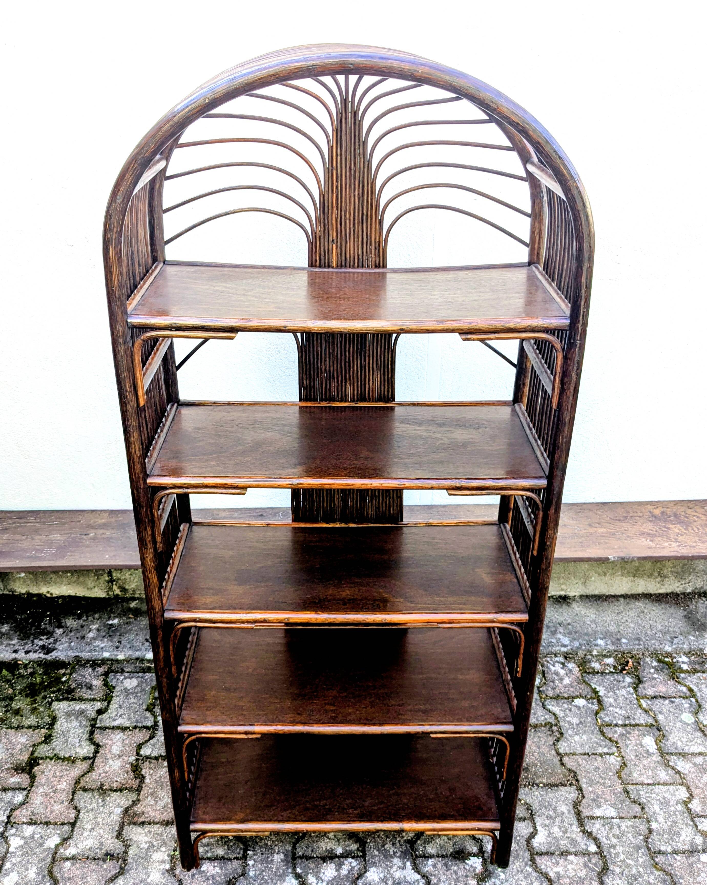 Library / Rattan shelf