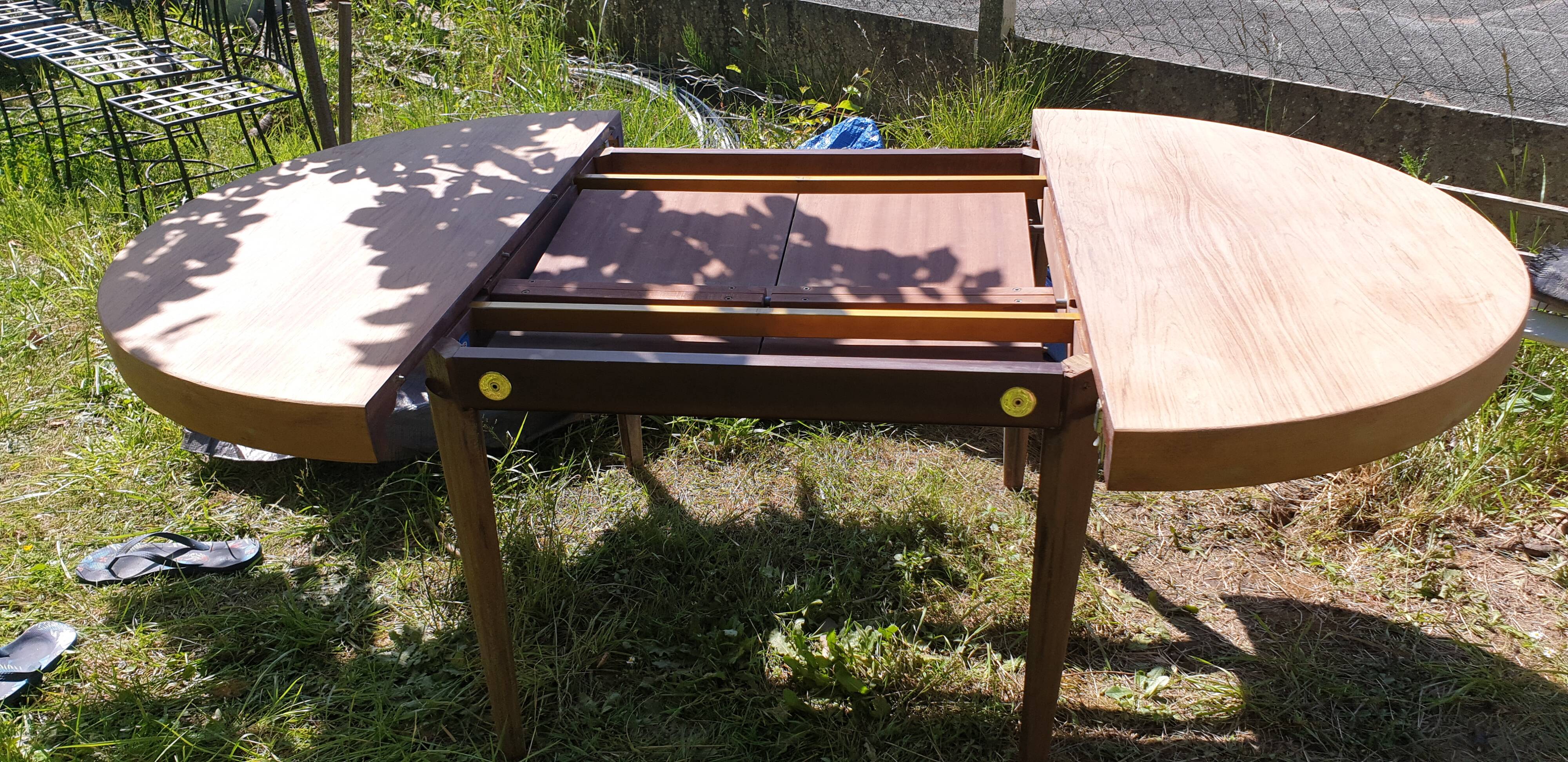 Vintage Danish Rosewood Extendable Dining Table