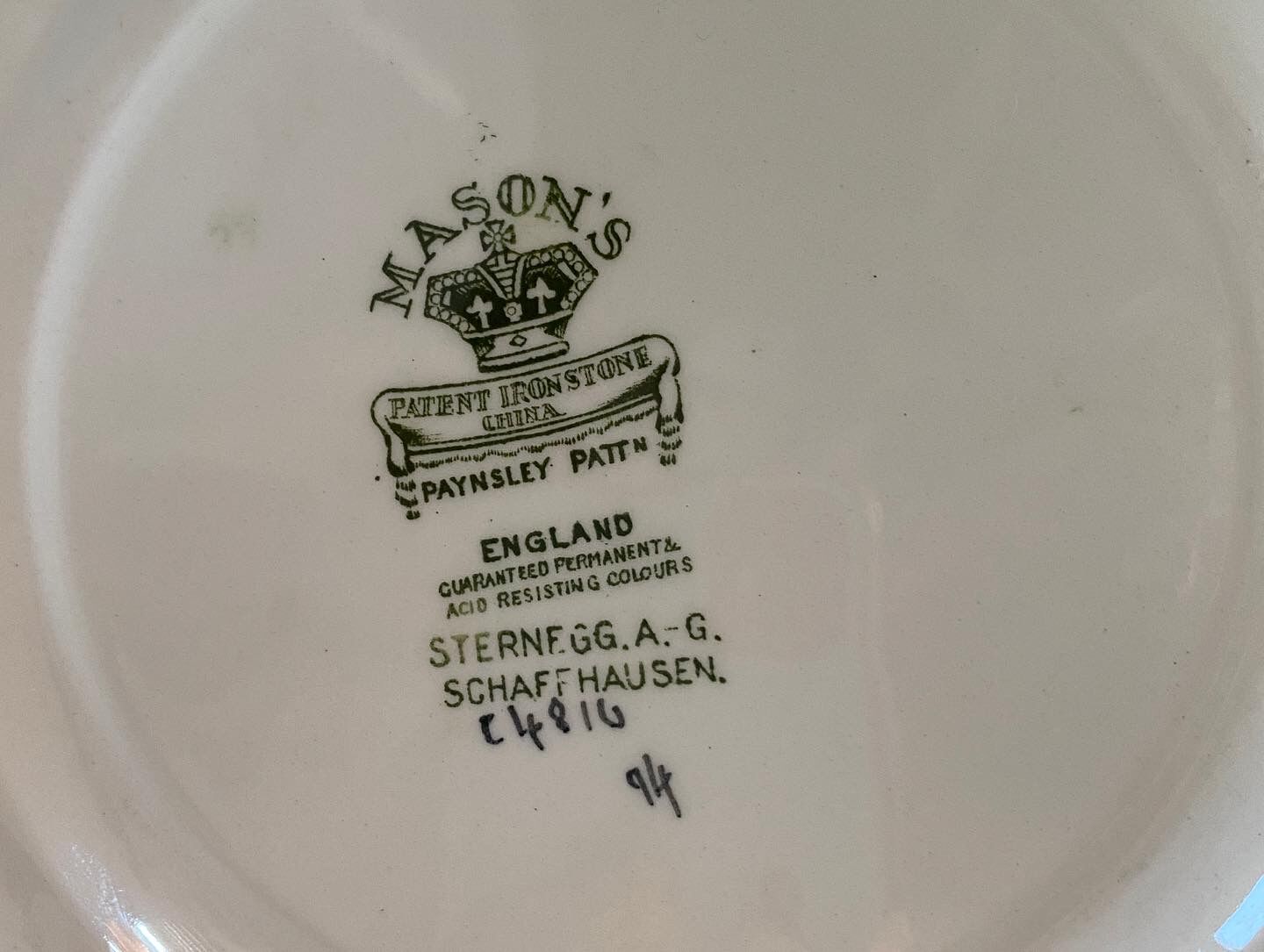 Mason's stamped tea pot or candy box