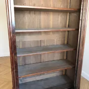 Armoire vitrée ancienne Louis-Philippe en acajou