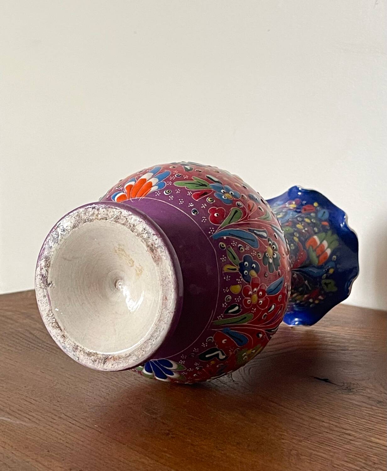 Handmade ceramic vase.