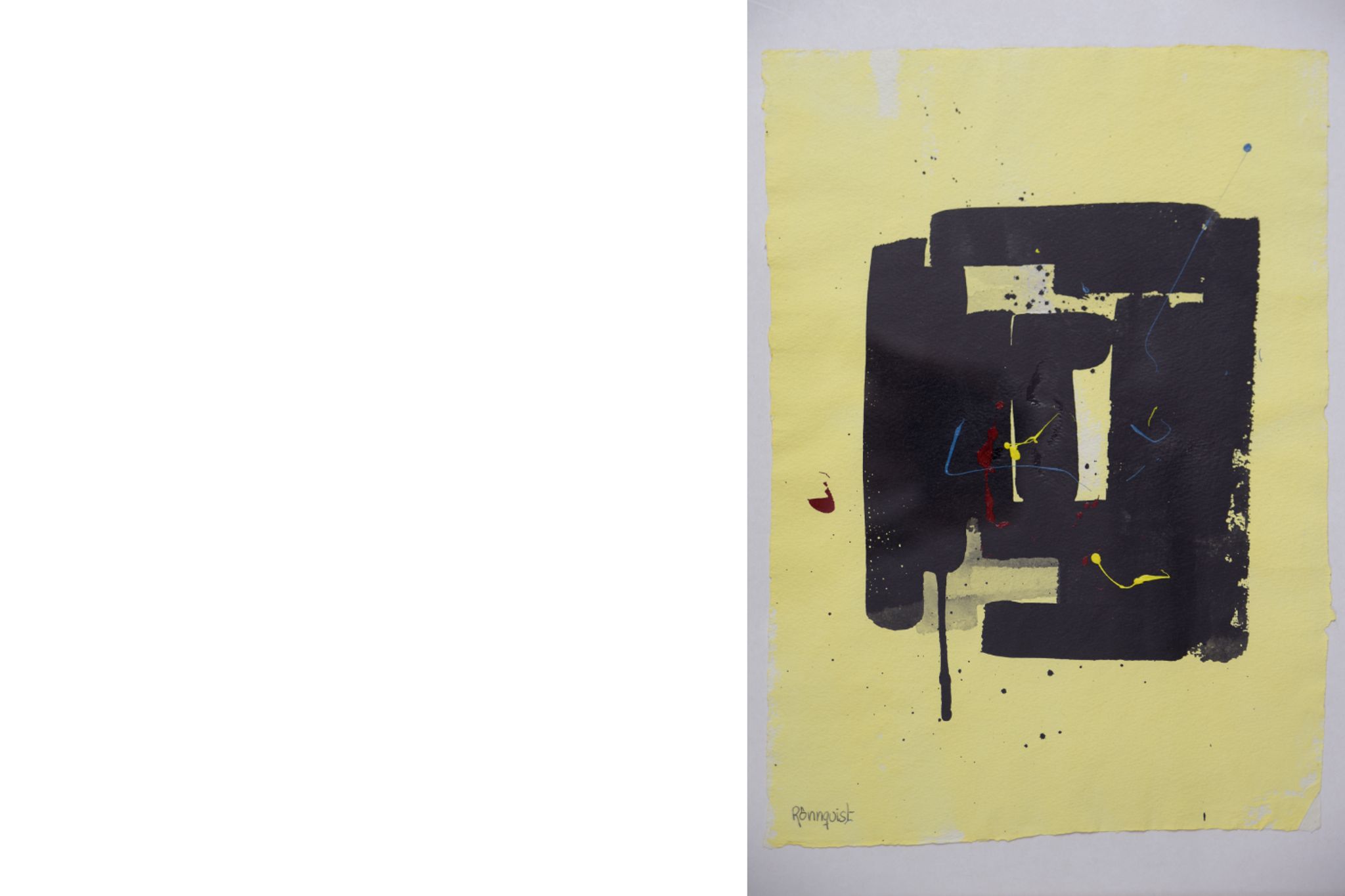 Björn Rönnquist, Composition, Lithographie, années 1980