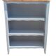 Old white and wood bookshelf