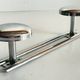 Vintage chrome metal coat stand