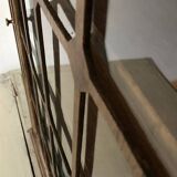 Antique wooden wall display cabinet