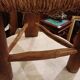 Brutalist Tripod Chair "Wabi-Sabi" Folk Art, 1900-1950