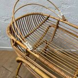 Rattan cradle