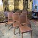 10 chaises louis XVI assise cuir