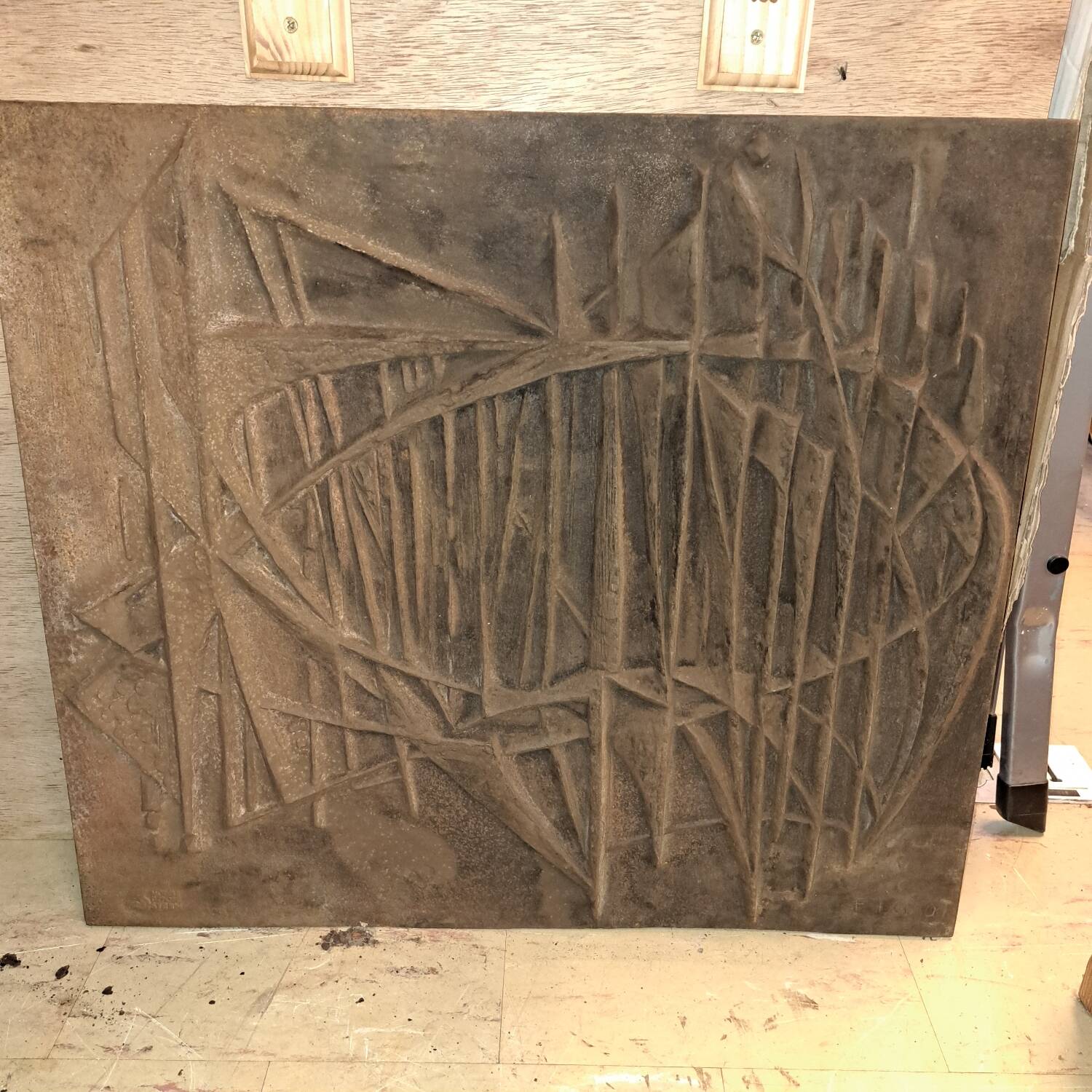 Modernist Fireplace Plate