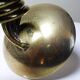 Twisted brass candlestick "Barley Twist" Mid-Century modern, 1950-1970