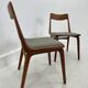 Teak Boomerang Dining Chairs by A.E.Christensen set of 2