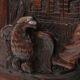 17th Century Gothic Hand Sculpted Oak Panel, Belgium