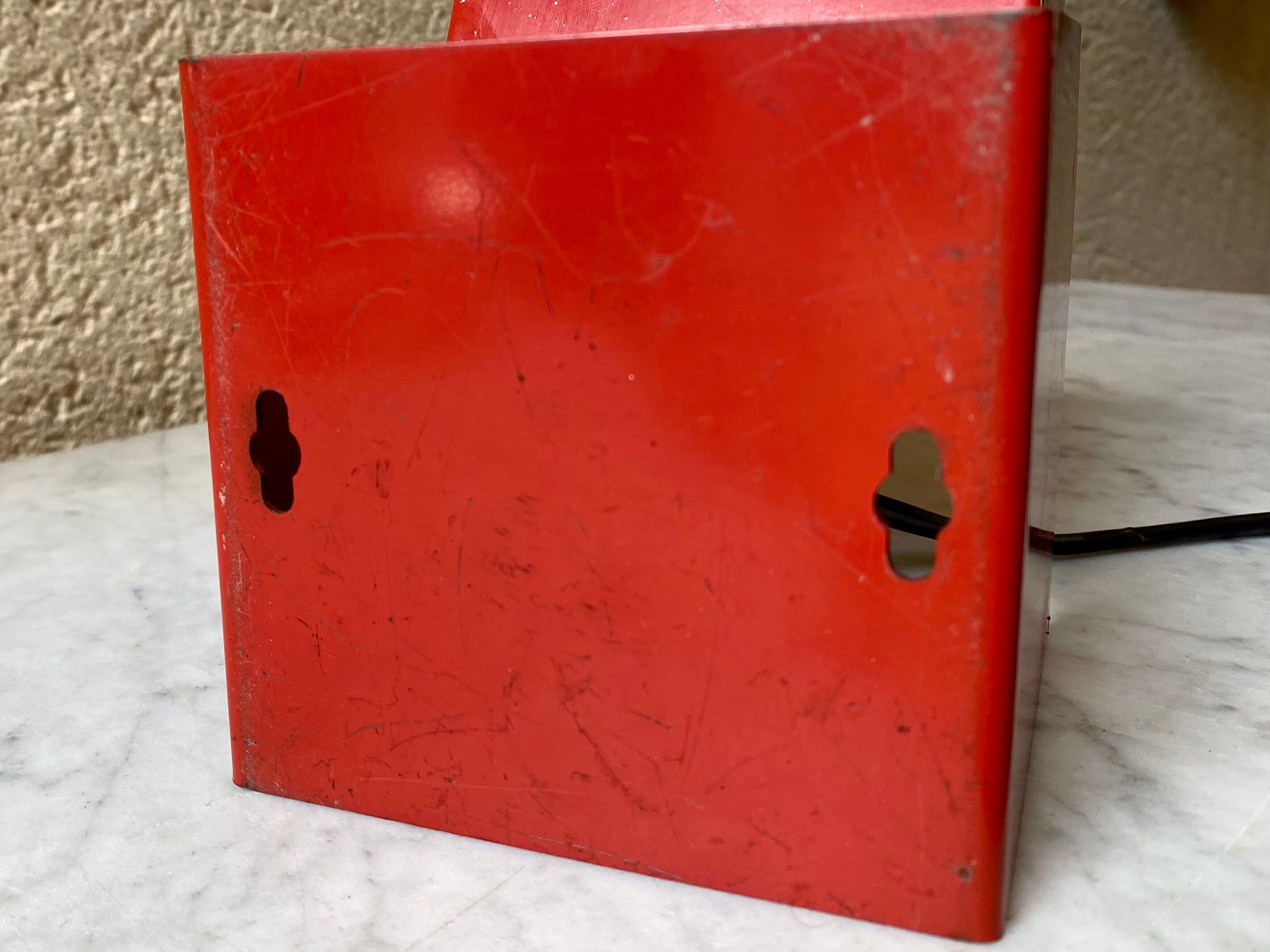 Lamp applique spot cube Lita France design vintage 70s