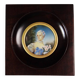 Miniature portrait of Madame Bergeret by Bouchet, hand-painted gouache, 19th century