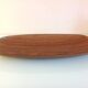 Oval flat imitation wood by Caleppio Robex / vintage 60s-70s
