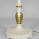 Lampadaire Art Déco en bois peint blanc et doré, 1925
