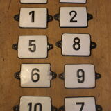 Enamelled rag plates