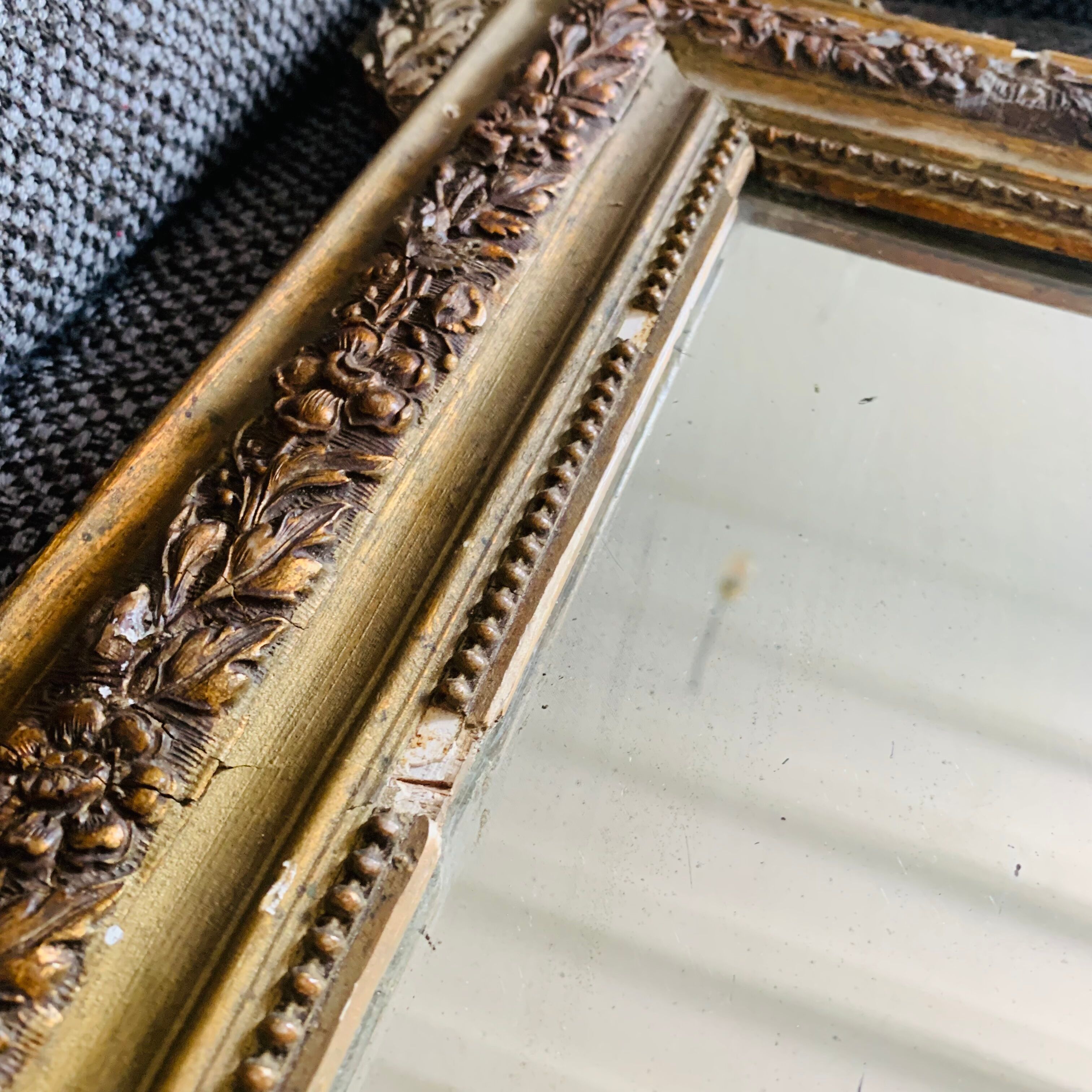 Ancien miroir 64x49cm