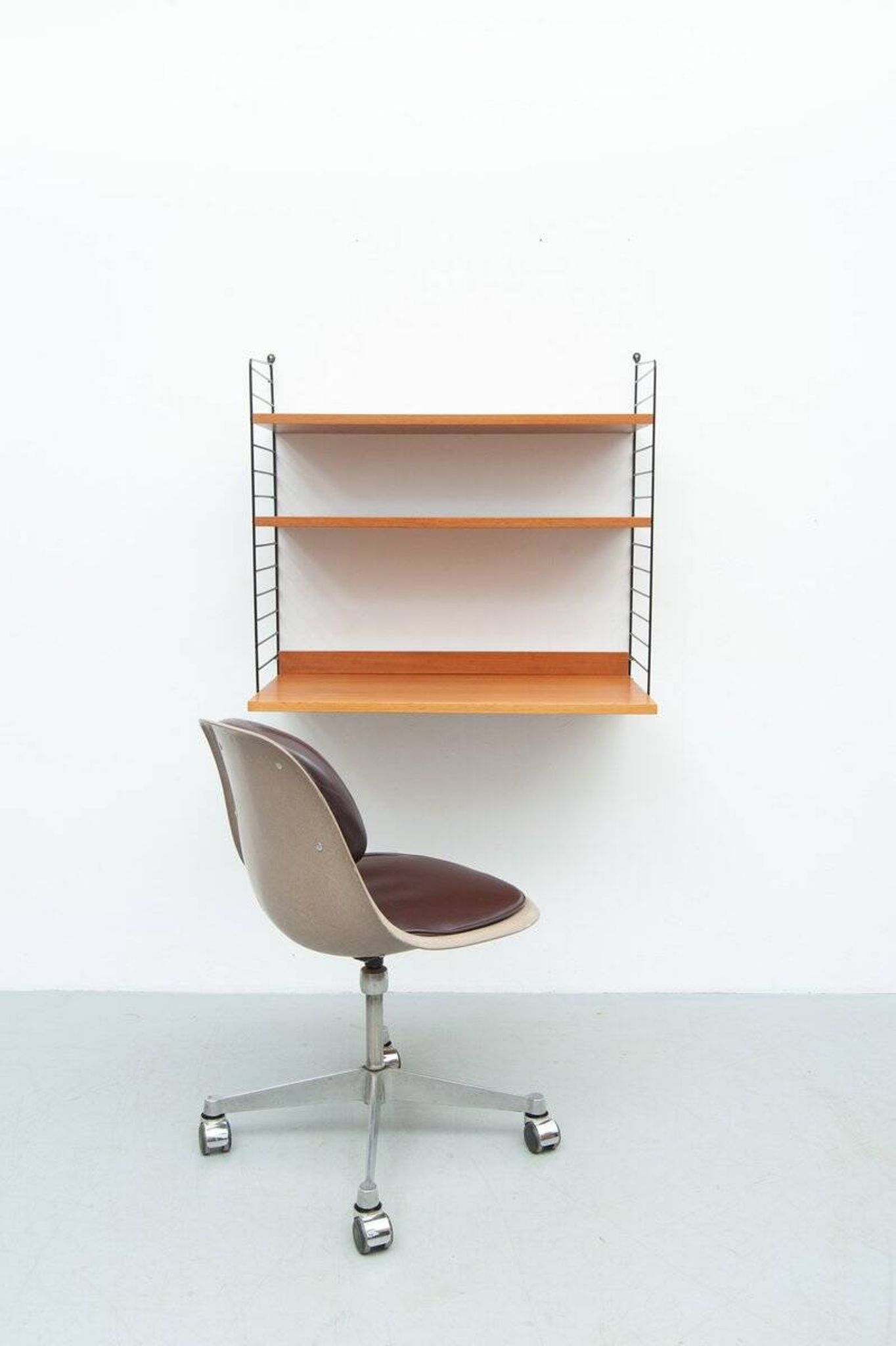 String desk wall shelf by Kajsa & Nisse Strinning, 1950s